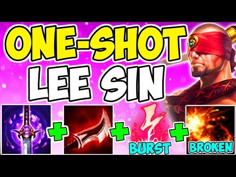 ULTIMATE KICK OF DEATH!! Lee Sin Full Lethality One-Shot AD Build Mid League Of Legends Season 9