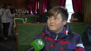 У Харкові для дітей влаштували екскурсію на єдиному в Україні ретропоїзді