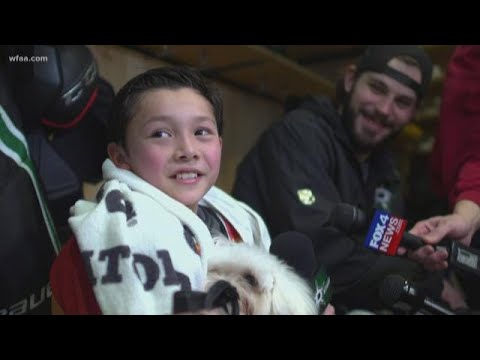 Make A Wish and Dallas Stars bring 'heaven' on the ice for a 10-year-old boy
