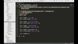 Setting up a nested form in Rails