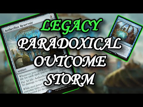 WE HAVE VINTAGE AT HOME! Paradoxical Outcome + Aetherflux Reservoir — Legacy | Magic: The Gathering