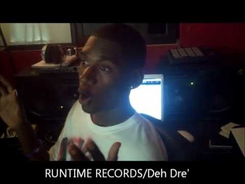 Deh Dre' In The Runtime Records Studio