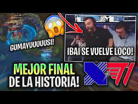 IBAI CASTEÓ LA FINAL MÁS ÉPICA DE LA HISTORIA! T1 vs DRX Final MUNDIAL 2022