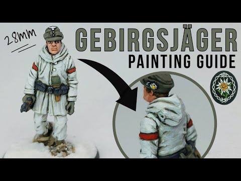28mm Winter Germans - Gebirgsjäger - Painting Tutorial | Offensive Miniatures