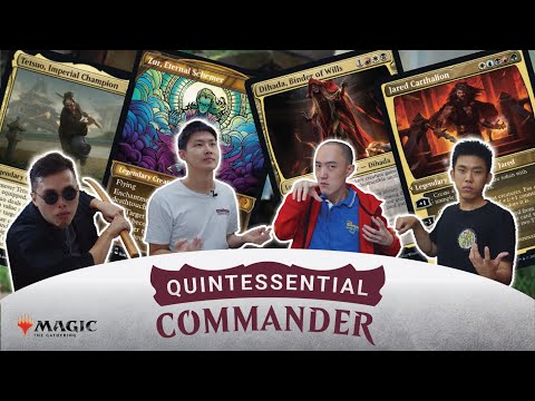 DOMINARIA UNITED $100 PRECON UPGRADE BATTLE | Jared v Dihada v Zur v Tetsuo | MTG EDH Commander game