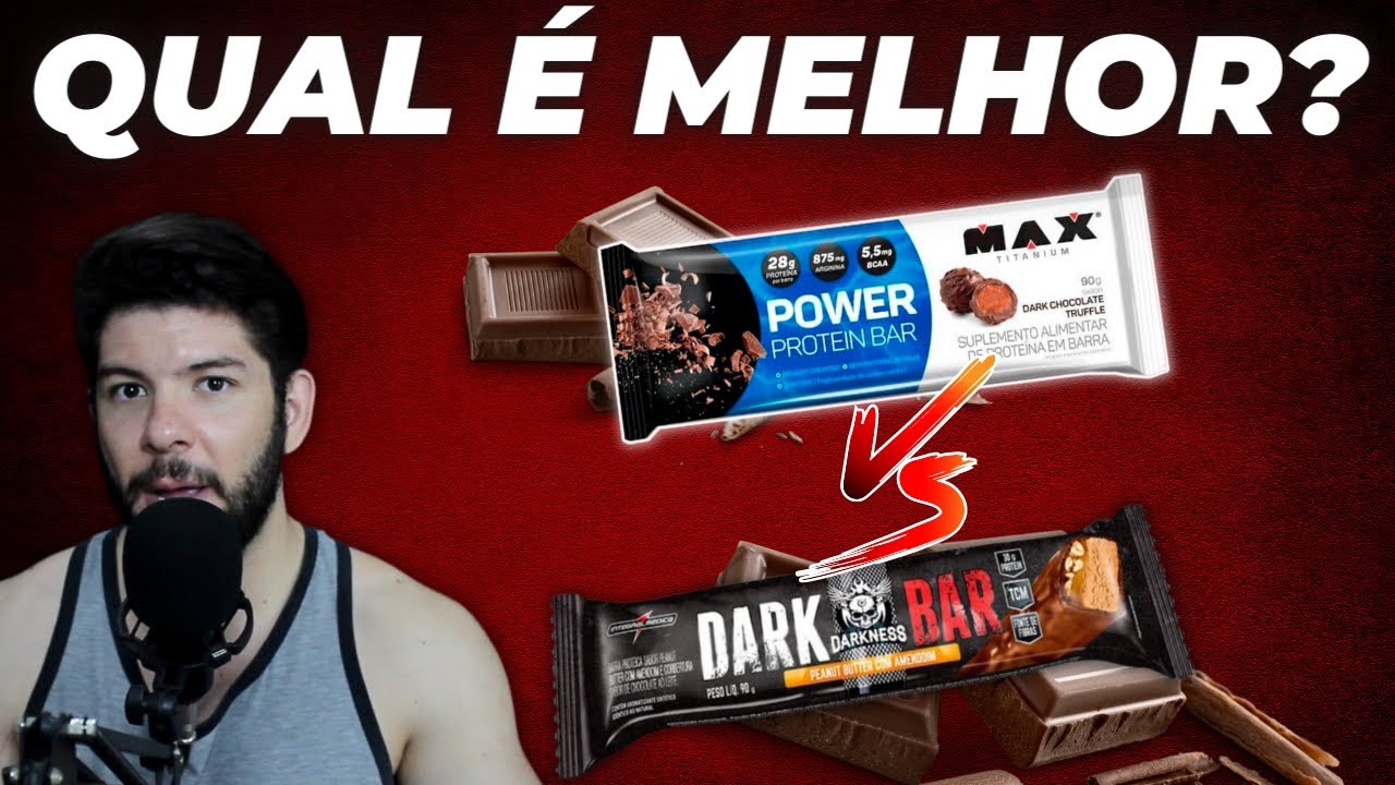 Watch Now POWER PROTEIN BAR (Max Titanium) X DARK BAR (Darkness) - QUAL É MELHOR POWER PROTEIN BAR (Max Titanium) X DARK BAR (Darkness) - QUAL É MELHOR