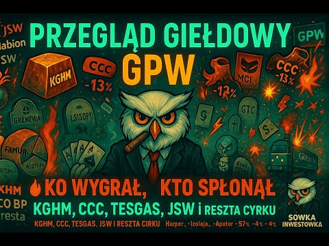 KGHM ON A COPPER HIGH, CCC IN A COFFIN, AND TESGAS EXPLODES LIKE A GRENADE 💥 WSE WEEKLY REVIEW 🦉