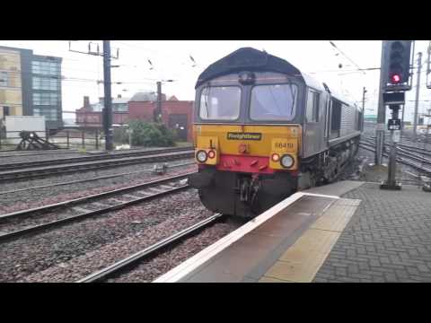 66421 and 66419 depart Newcastle working 3S77 RHTT