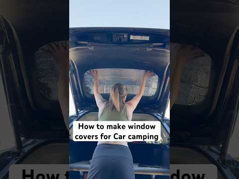 Not fancy just functional- my $25 car camping window covers