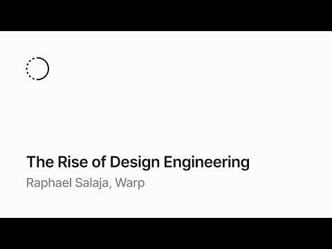 The Rise of Design Engineering | Raphael Salaja | MIT Startup Week