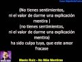 Maelo Ruiz - No Más Mentiras - CON LETRA