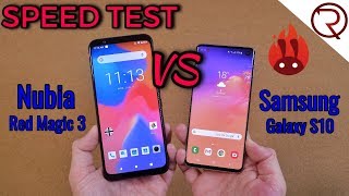 Samsung Galaxy S10 vs ZTE nubia Red Magic 3 SPEED TEST