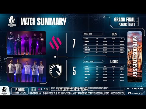 Team BDS vs. Team Liquid / Match 4 / Jönköping Major - Grand Final - Rainbow Six Siege