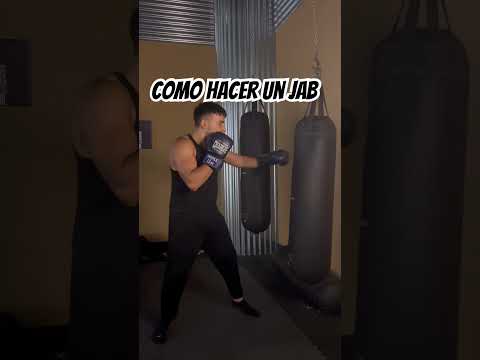 Como hacer un Jab boxing kick boxing. #parati #fitness #boxing #gym #like #personaltrainer #funny