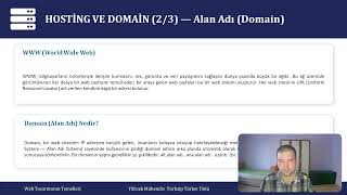 Web Tasarımının Temelleri – Hosting ve Domain Nedir? - Ders 1