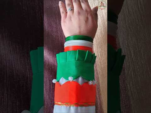🧡🤍💚 Tiranga Design For Sleeves | SUNESH CREATION #SUNESHCREATION #tiranga #shortvideo #sewingshorts