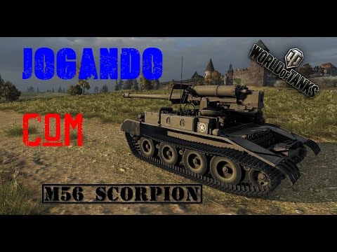 Aloprando com o World of Tanks - M56 Scorpion e voz bugada