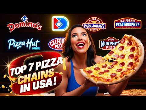Top Pizza Chains in the USA 2025 🍕 | Best Pizza Brands Ranked | Domino’s vs Pizza Hut vs Papa John’s