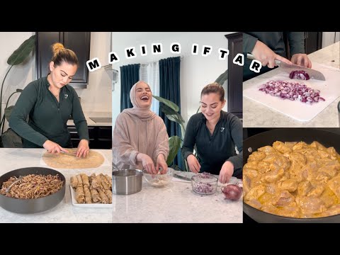 Ramadan Vlog: making chicken shawarma & musakhan rolls | OMAYA ZEIN