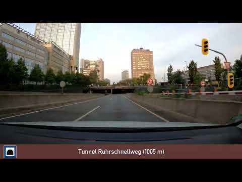 Autobahn A40: Dortmund - Moers