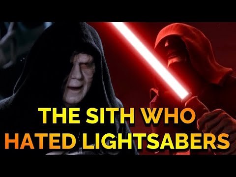 Why Darth Sidious HATED Lightsabers