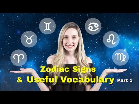 VT English | 十二星座攻略＆超實用單字解析 (上篇) (VT English | Talking about Zodiac Signs (Part I))