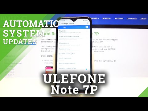 How to Enable Automatic System Update in ULEFONE Note 7P – Auto Software Update