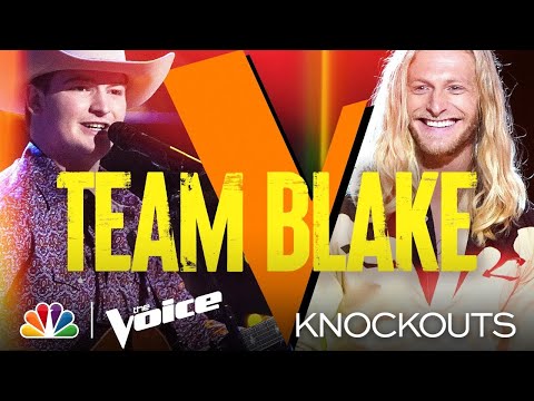 Ethan Lively and Jordan Matthew Young Give Stellar Country Performances - The Voice Knockouts 2021
