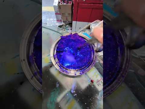 Unique Car Paint Mixing! 🎨 #paint #cars #wrapping