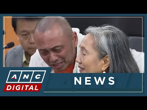 LOOK: Arnie Teves emotionally hugs mother during reunion after two years | ANC
