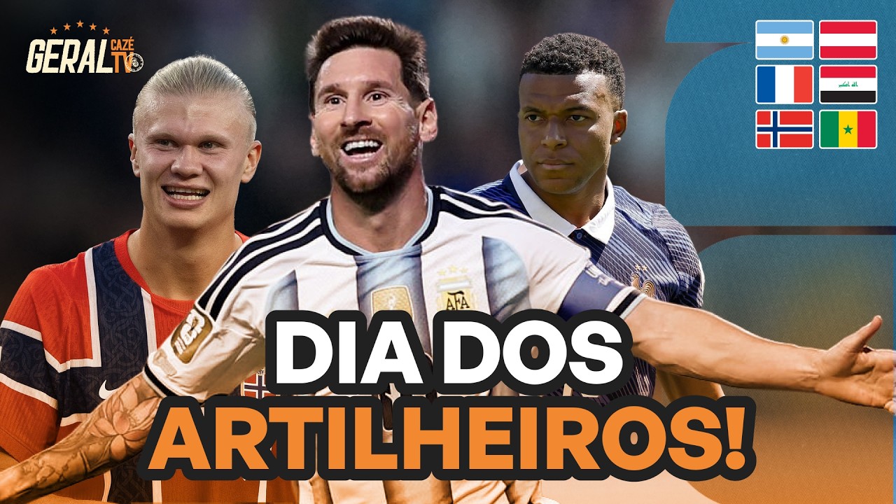 ARGENTINA, FRANÇA E NORUEGA EM CAMPO! ALGUÉM VAI DISPARAR NA ARTILHARIA? | GERAL CAZÉTV