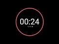 24 Second Countdown Timer IPhone Timer Style