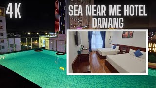 Sea Near Me Hotel Da Nang | Room, Pool & Walk to the Beach (4K)