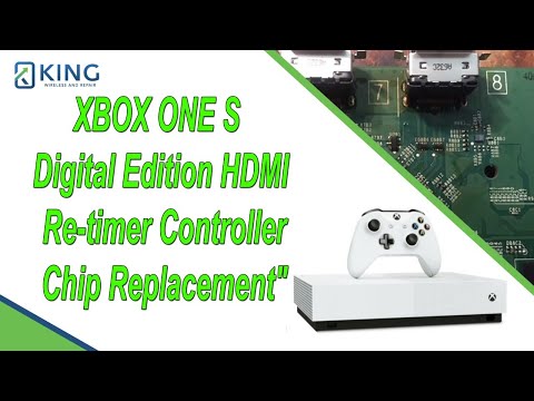 Xbox One S Digital Edition HDMI Retimer Controller Chip Replacement | Fix Xbox Black Screen Issue!