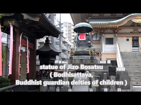 [Explore Japan] Shinsho-ji temple - 1 of the 6 statues of Jizo Bosatsu "Edo 6 Jizo"