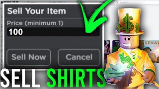 How To Sell Shirts On Roblox (Guide) | Sell Shirts In Roblox