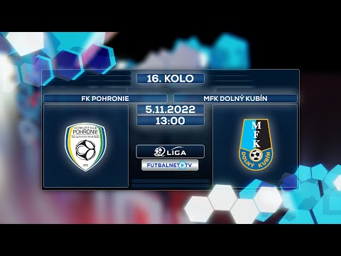 2.liga 2022/2023 16.kolo: FK Pohronie - MFK Dolný Kubín (zostrih)