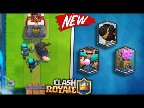 VAZOU AS NOVAS CARTAS DO CLASH ROYALE!