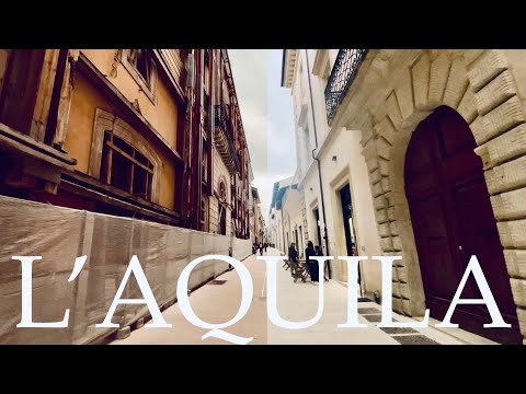 🇮🇹 L'Aquila | 4K | Rising from earthquake rubble 🧱