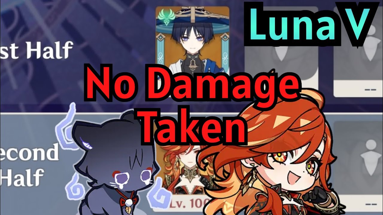 【原神】Ver.Luna V 放浪者＆マーヴィカの両単騎で螺旋12層 星9クリア/ Ver.Luna V Spiral Abyss Floor 12 Wanderer ＆ Mavuika Solo