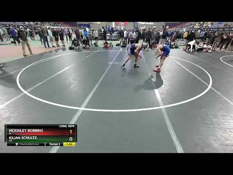 145 Lbs Cons. Semi - McKinley Robbins, IA Vs Kilian Schultz, CO C38e