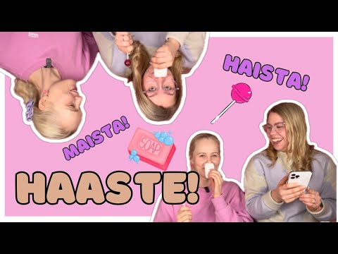 HAASTE - Nuole tikkaria 🍭 Haista saippuaa 🧼 MUKANA LAURA KIURU 🩷