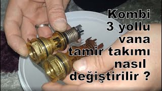 3 yollu vana tamir takımı değişimi,  Kombi fazla suyu nasıl boşaltılır