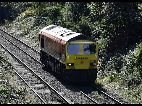Freightliner Class 59 No. 59202 on 0E59 Crewe B.H- Leeds Balm Rd @ Stamford Rd on 17.09.22 HD