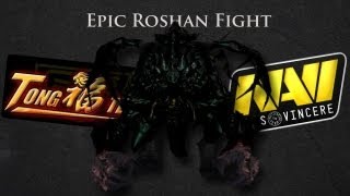 Epic Roshan Fight VS TongFu @ The International 2