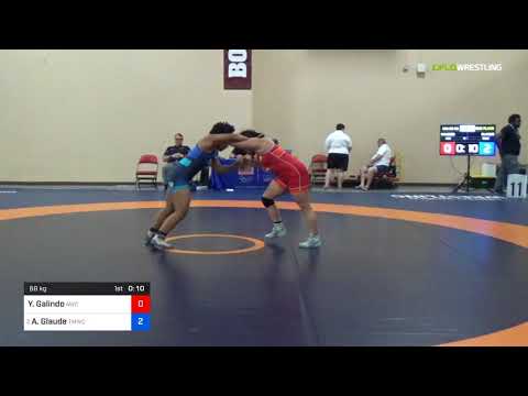 2018 Marine Corps US Open/Senior Women's Freestyle 68 3rd Place - Yvonne Galindo (AWC) Vs. Alexand