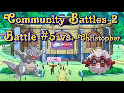 Pokémon X Community Battles 2 - #5 vs. Christopher [Live] I Pokemon Kampfarena