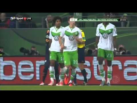 Wolfsburg vs Bayern Munchen 1-3 All Goals (DFB-Pokal) 2015