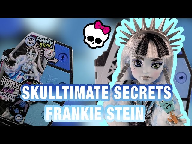 Vídeo relacionado con Monster High Skulltimate Secrets Serie 2 Frankie Stein Muñeca con Armario Iridiscente y Accesorios s