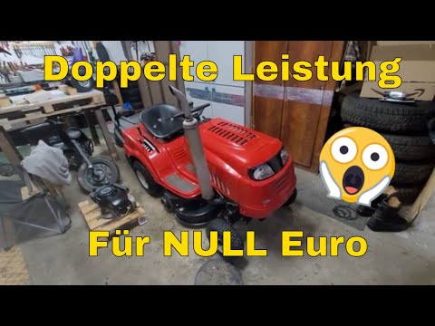 2x more power for MTD lawn tractor for 0 €
